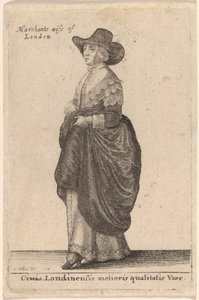 ロンドンの最高品質の妻 作： Wenceslaus Hollar