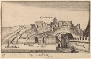 コブレンツ 作： Wenceslaus Hollar