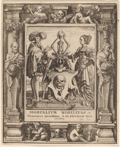 デスの紋章、1651年。 作： Wenceslaus Hollar