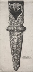 ダガーシースのデザイン。 作： Wenceslaus Hollar