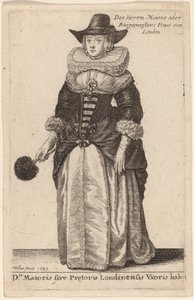 ロンドン市長または法務長官のハブ: 作： Wenceslaus Hollar