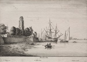 ドルドレヒト 作： Wenceslaus Hollar