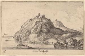 ドラッヘンフェルス 作： Wenceslaus Hollar
