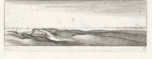 ナーデン近くの砂丘 小さな海景（連載タイトル） 作： Wenceslaus Hollar