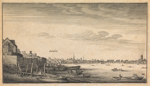 英語のビュー: ロンドン 作： Wenceslaus Hollar
