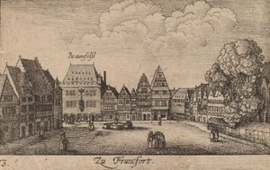 フランクフルト、1635年。 作： Wenceslaus Hollar