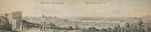 プラハの素晴らしい眺め 作： Wenceslaus Hollar