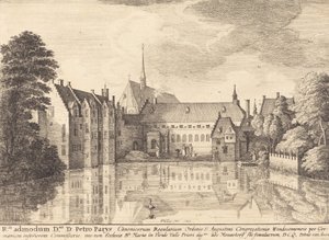 グローネンダール修道院、1647年 作： Wenceslaus Hollar