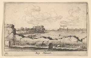 ハーナウ、1635年。 作： Wenceslaus Hollar