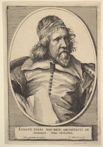 イニゴジョーンズ、1655年。 作： Wenceslaus Hollar