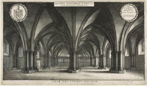 聖ポール天主堂地下聖堂内部（セント・フェイスズ） 作： Wenceslaus Hollar