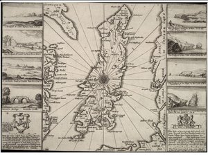マン島 作： Wenceslaus Hollar