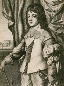 少年としてのチャールズ2世 作： Wenceslaus Hollar