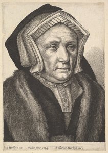 レディーメアリーバッツ、1649年。 作： Wenceslaus Hollar