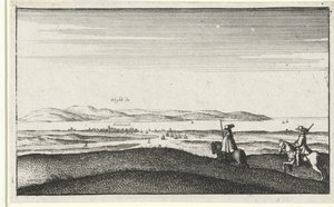ワイト島を望む風景 作： Wenceslaus Hollar