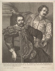ルーカスとコーネリアスファンワエル、1646年。 作： Wenceslaus Hollar