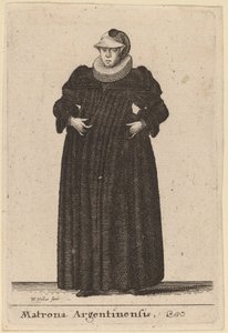アルゼンチンの婦人 作： Wenceslaus Hollar
