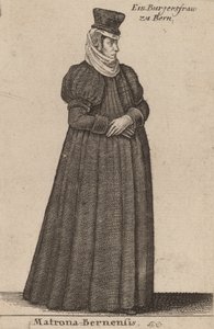 マトローナ・ベルネンシス 作： Wenceslaus Hollar