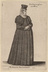 マトロナ・ベルネーゼ 作： Wenceslaus Hollar