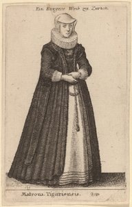 マトロナ・ティグリエンシス 作： Wenceslaus Hollar