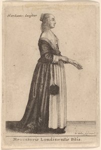 ロンドン商人の娘 作： Wenceslaus Hollar
