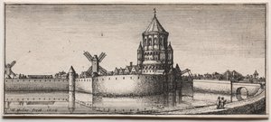 濠城門 作： Wenceslaus Hollar