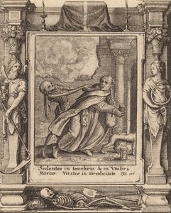 モンク、1651年。 作： Wenceslaus Hollar