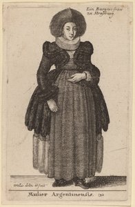 アルゼンチン人女性 作： Wenceslaus Hollar
