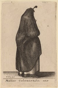 ケルンの女 作： Wenceslaus Hollar