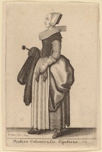 コロニー エクススパティアン ウーマン 作： Wenceslaus Hollar