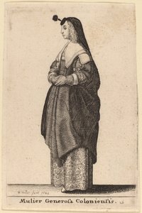ケルンの寛大な女性 作： Wenceslaus Hollar