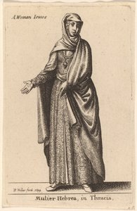 トラキアのミュリエ・ヘブレア 作： Wenceslaus Hollar