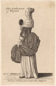 高貴で寛大な英国人女性 作： Wenceslaus Hollar