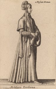 Mulier Persiana. 作： Wenceslaus Hollar