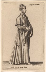 ペルシャの女性 作： Wenceslaus Hollar