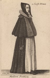 ムリエ・スコティカ 作： Wenceslaus Hollar