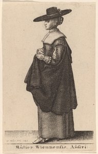 オーストリア、ウィーン出身の女性 作： Wenceslaus Hollar