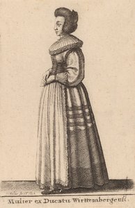 Mulier ex Ducatu Wirttembergensi, 1643. 作： Wenceslaus Hollar