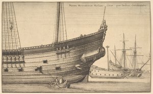 NauesMercatoriæHollan []dicæper Indias Occidentales Dutch West Indianman、1625-77。 作： Wenceslaus Hollar