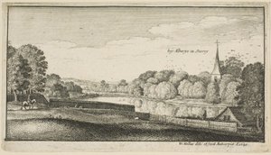 オルベリーの近く 作： Wenceslaus Hollar