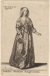 高貴な英国人女性 作： Wenceslaus Hollar