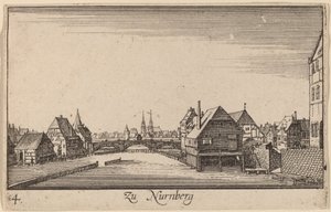 ニュルンベルク 作： Wenceslaus Hollar