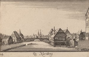 ニュルンベルク、1635年。 作： Wenceslaus Hollar