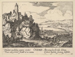 1628年～29年の10月。 作： Wenceslaus Hollar