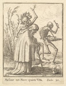 歳の女性、ダンスオブデス、1651年。 作： Wenceslaus Hollar