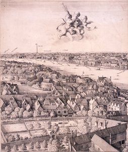ロンドンのパノラマビュー、c1670