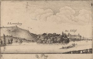 プラハ、1635年。 作： Wenceslaus Hollar
