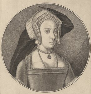 Princeps Maria Henrici VIII Regis Angliæ Filia, 1647, 1647年。 作： Wenceslaus Hollar