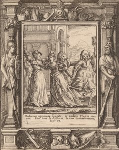 女王、1651年。 作： Wenceslaus Hollar