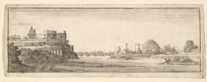レーゲンスブルク、1652-77。 作： Wenceslaus Hollar
